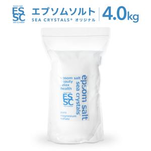 公式 エプソムソルト オリジナル 4kg シークリスタルス 入浴剤 国産 マグネシウム 計量スプーン付【送料無料！(北海道・九州・沖繩を除く）】の写真